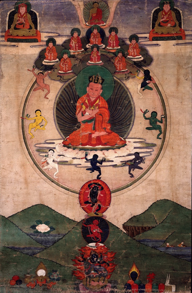Thangka painting of the 8th Karmapa Mikyö Dorje