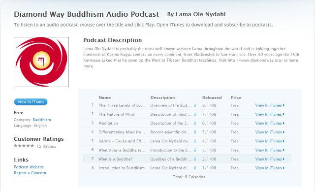 Diamond Way Buddhism Audio Podcast