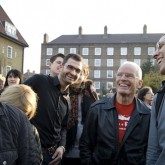 Lama Ole and friends outside the Beaufoy