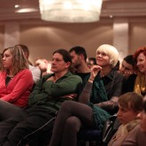 Members of the audience at Lama Ole's lecture in Manchester