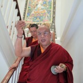 Sherab Gyaltsen Rinpoche consecrating the Beaufoy Institute, 27 July 2013