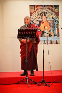 Jigme Rinpoche, making the first speech 5 April 2014