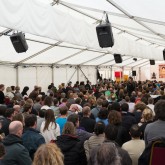Jigme Rinpoche teaching in the marquee 4 April 2014