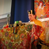 H.H. Karmapa giving the initiation of White Dzambhala, London 15 July 2012