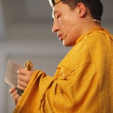 H.H. Karmapa giving the initiation of White Dzambhala, London 15 July 2012
