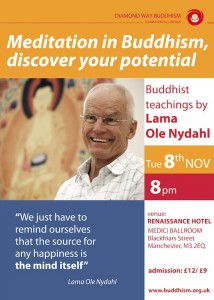 Lama Ole Nydahl in Manchester 2011