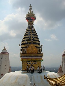 Renovating Swayambhu Stupa