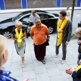 Shamar Rinpoche arriving at the Beaufoy 3 June 2104