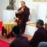 Shamar Rinpoche giving the oral transmission of the Foundational Practices 3 June 2014