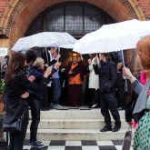 Shamar Rinpoche leaving the Beaufoy 3 June 2014